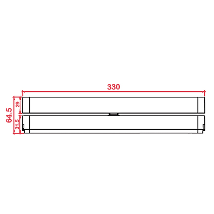 چراغ ترک لایت لنزدار کتابی 18 وات