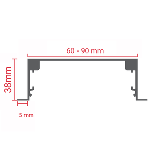 Recessed curve light 